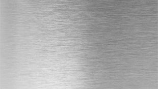 Brushed metallic silver mirror color swatch